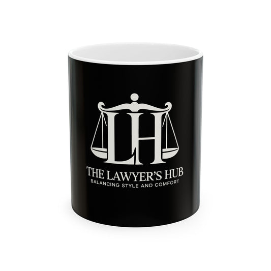 Elegant Lawyer's Hub Ceramic Mug | The Perfect Professional Gift for Legal Experts