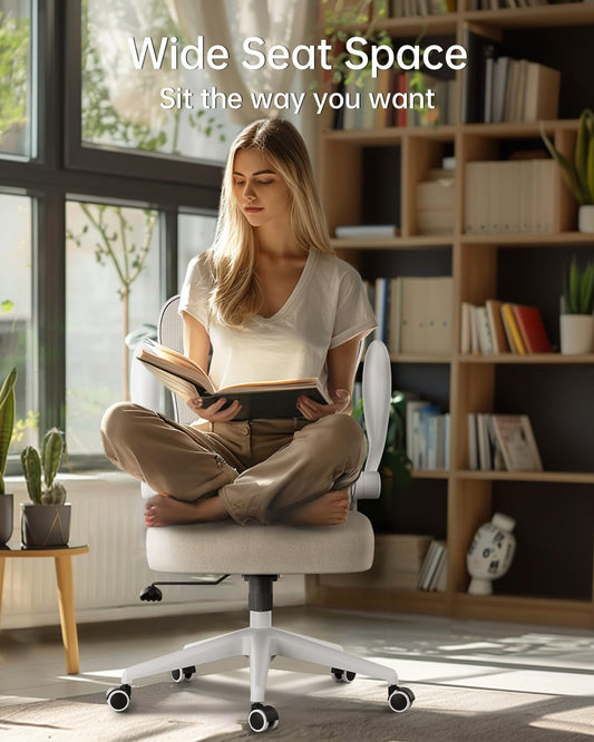 Hbada Ergonomic Desk Chair – Breathable Mesh with Flip-Up Armrests